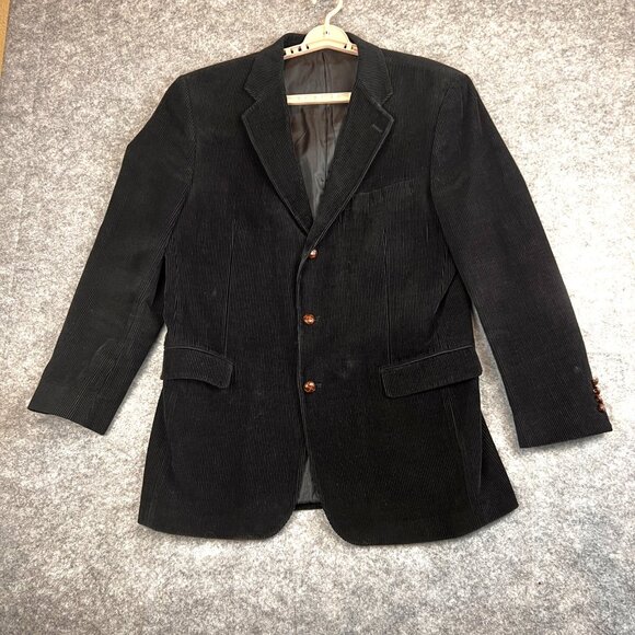 Zagato Signature Collection Blazer Mens 42L Corduroy Sport Coat Jacket Lined - Picture 12 of 16